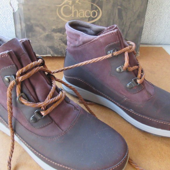 chaco leather boots